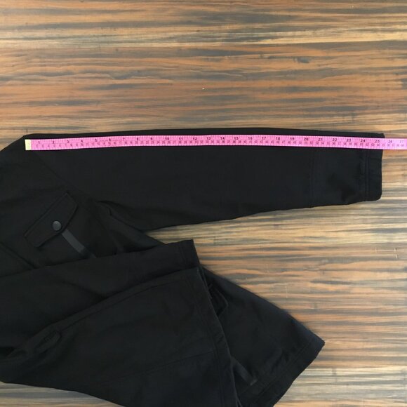 [Novelti] Black Fleece Lined High Collar Hooded Raincoat | L | Good - Picture 8 of 15